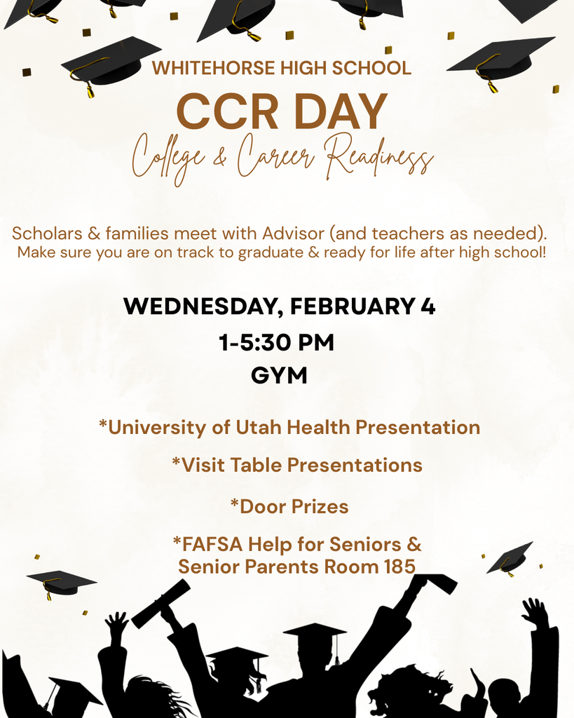 College & Career Readiness Day is tomorrow (February 4). We will run special presentations for scholars starting at 8:20 am; buses depart campus at noon. We are inviting all scholars, families, and community members to join us in the Gym, anytime from 1-5:30 pm. Meet with your Advisor, teachers as needed, table presentations, and win door prizes!
