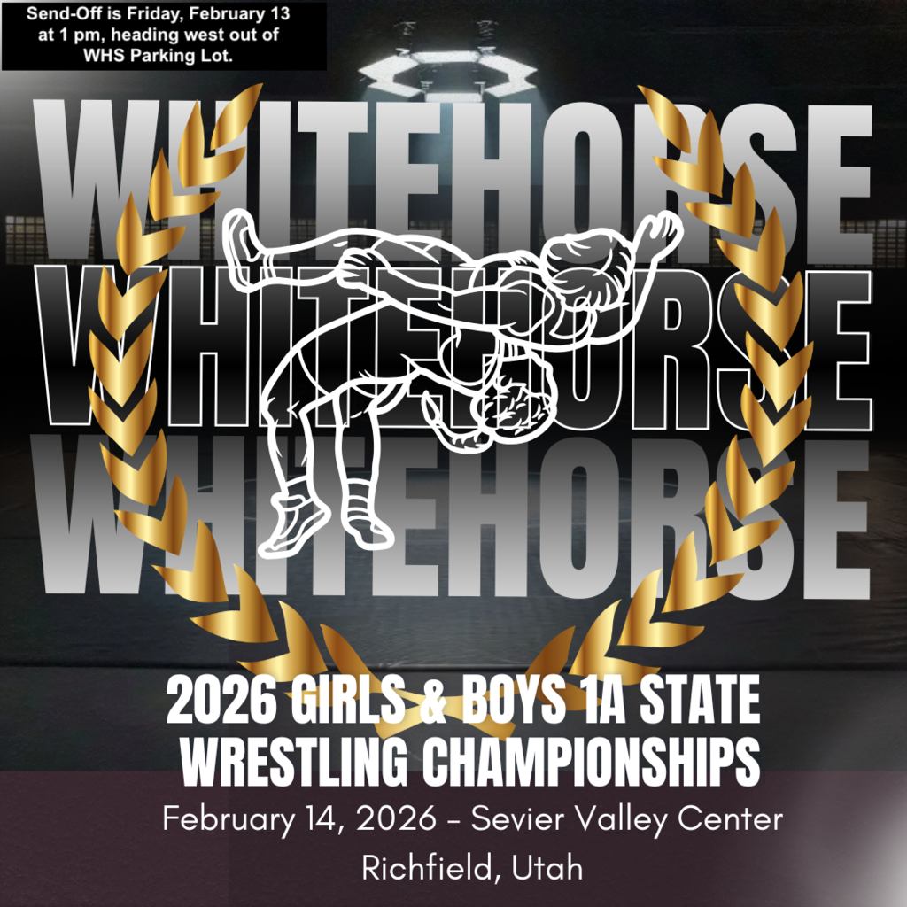 Go Raider Wrestling!!!! Send-Off to State is today (February 13), at 1 pm, heading west out of the WHS Parking Lot.