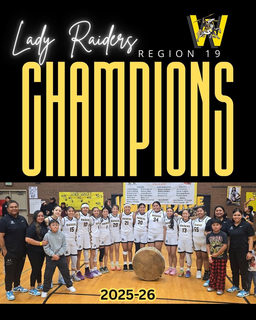 Congratulations to the Lady Raiders who are Region 19 Champions!