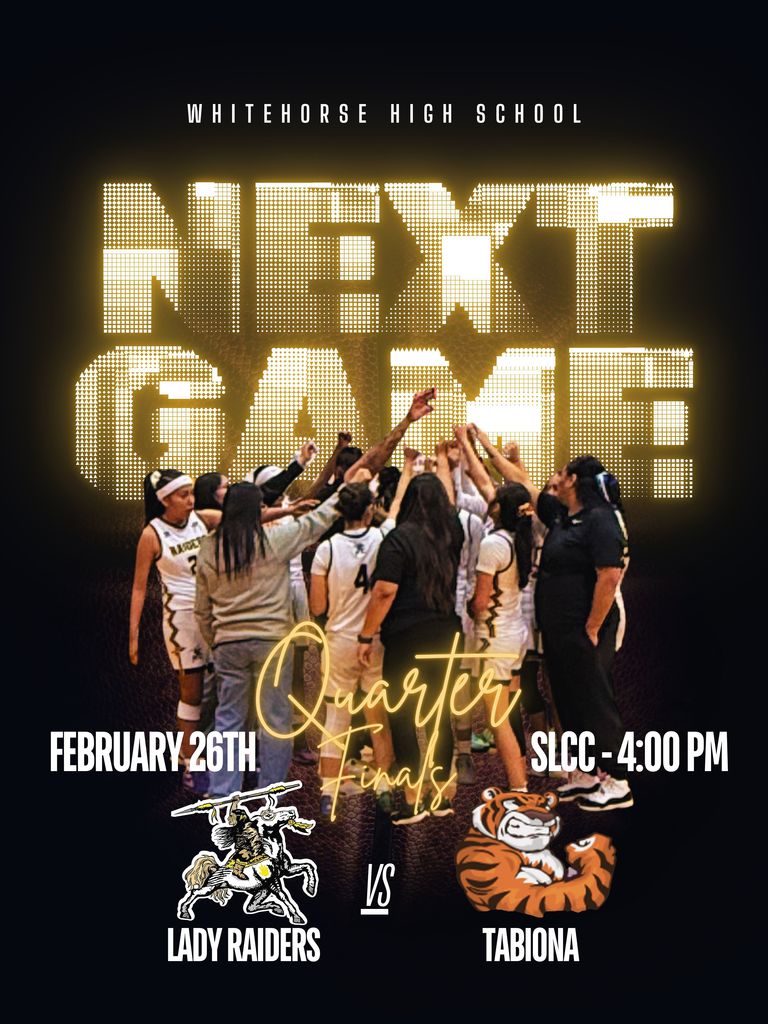 Send-off for State GBB is at 3:45 pm, heading west out of Montezuma Creek. The Quarter Finals game is at SLCC on Thursday, Feb 26 at 4 pm vs Tabiona.