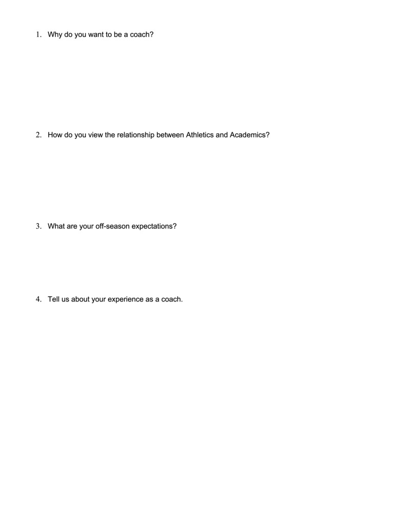 Coach Application, page 2