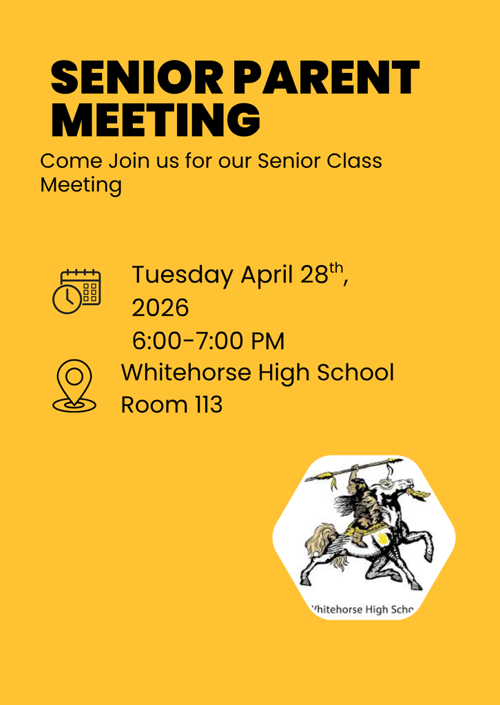 Senior Class Parent Meeting is at 6 pm on Tuesday, April 28, in the Library.