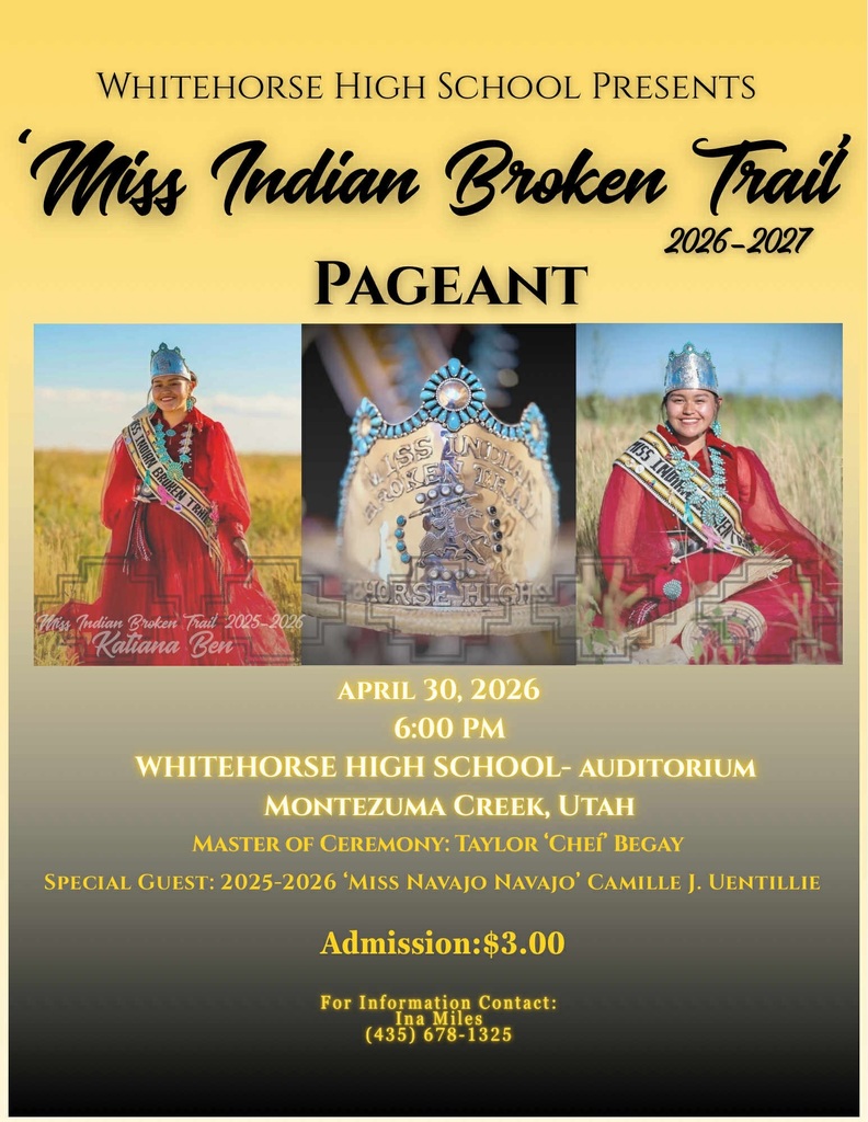 The MIBT Pageant is today (April 30) at 6 pm in the Auditorium and admission is $3. 