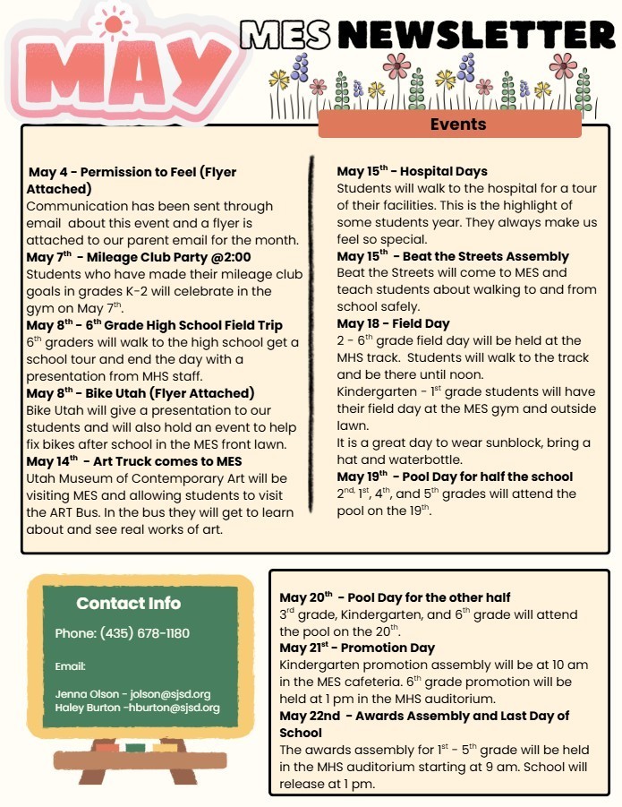 May Newsletter