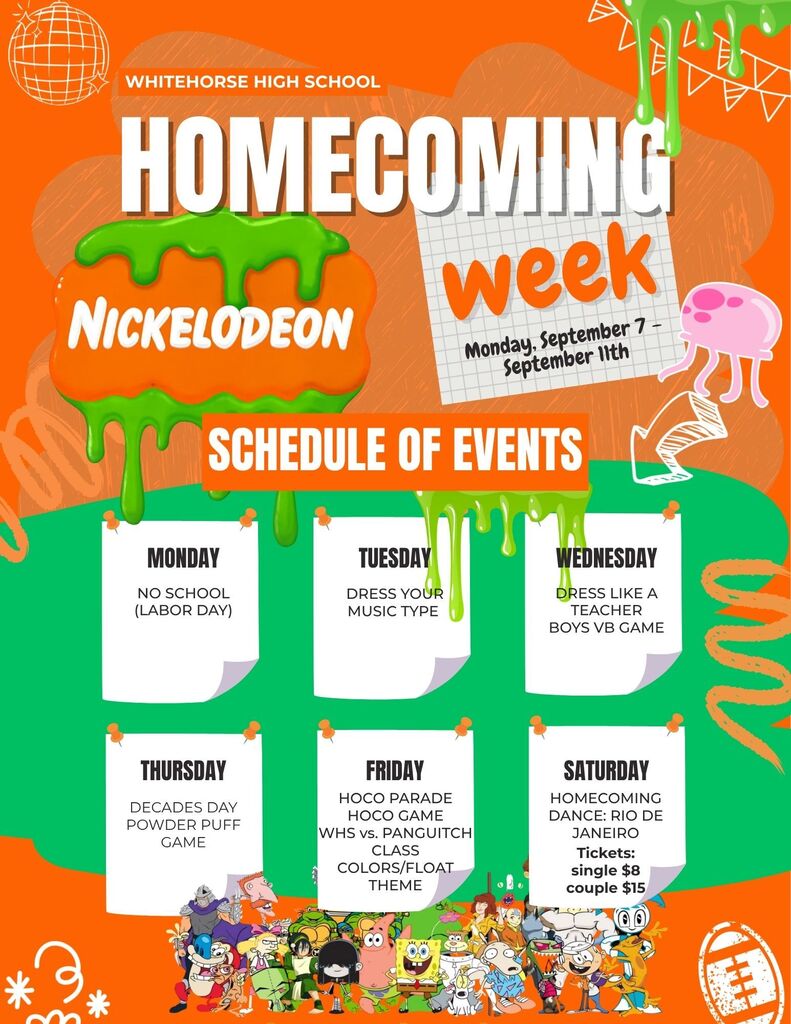 Schedule of Homecoming Events