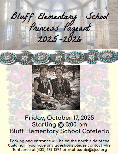 Bluff Pageant Flyer