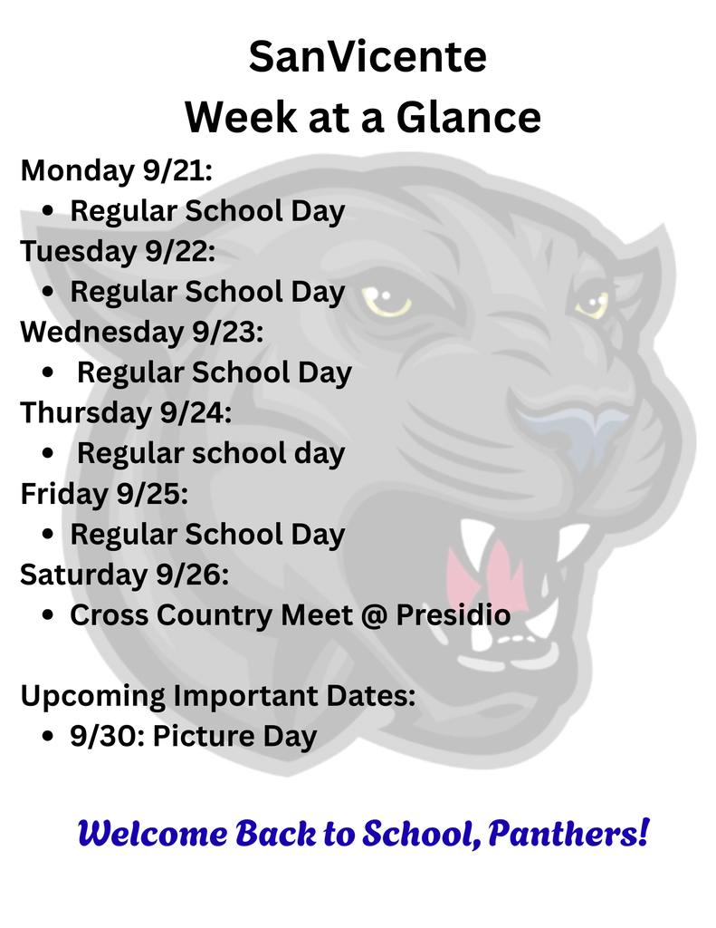 Week at a Glance