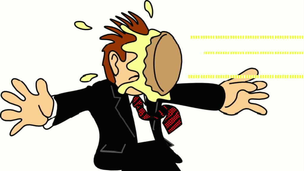 Pie in the face competition