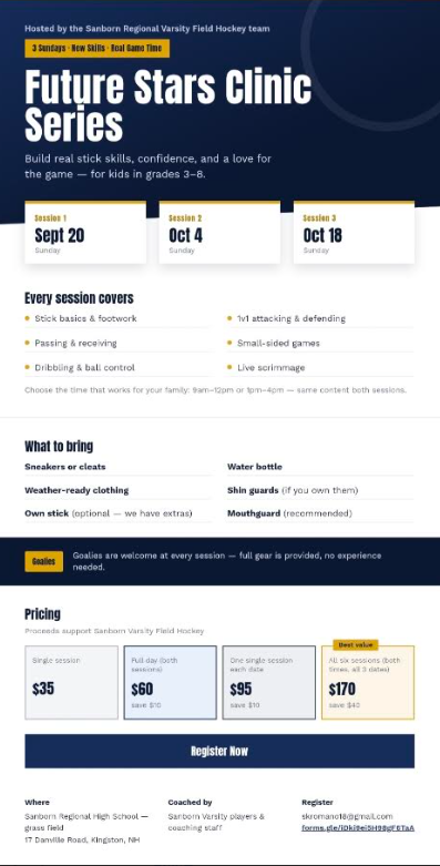 Future Stars Clinic Series
