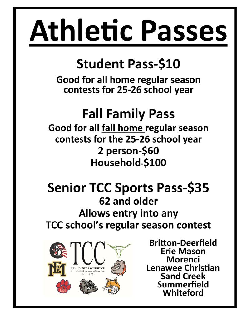 Athletic Passes