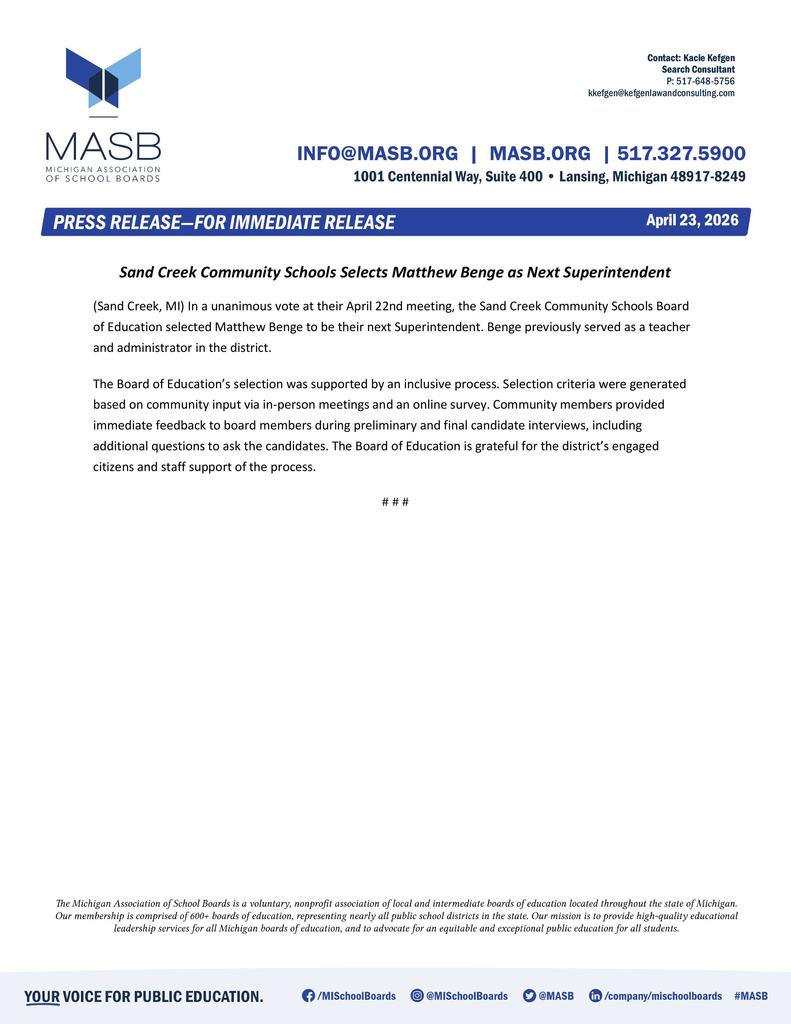 4-23-26 Press Release