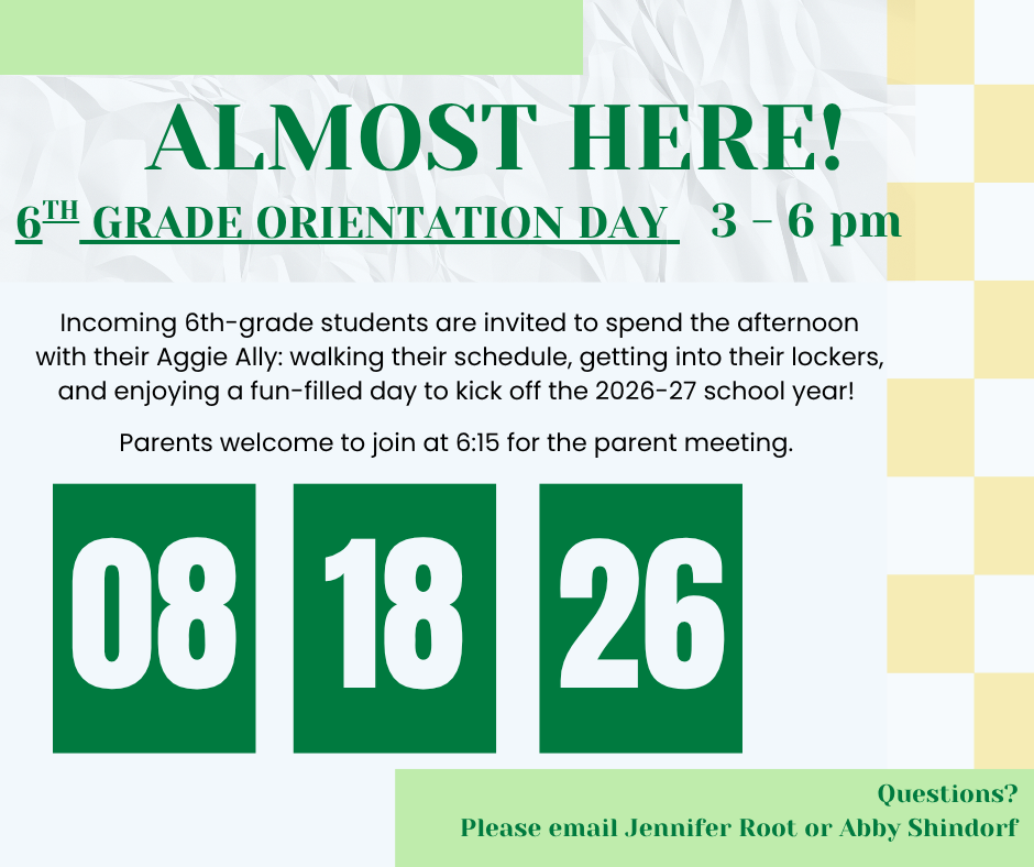 6th Grade Orientation