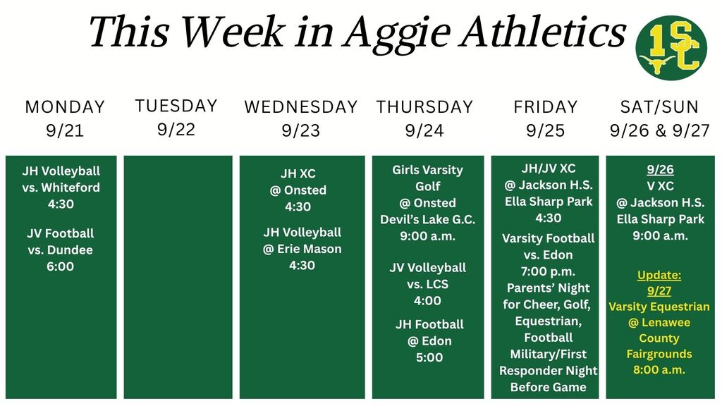 Aggie Athletics Updated
