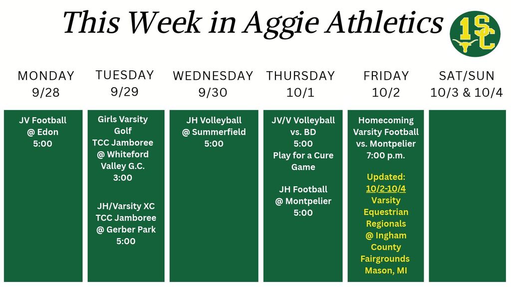 Updated Aggie Athletics