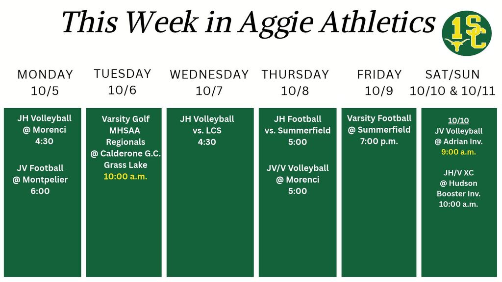 Updated Aggie Athletics