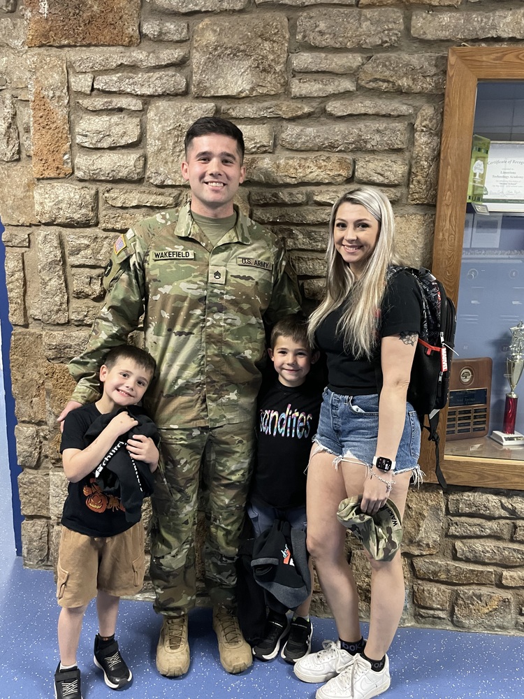 SSG WAKEFIELD HOME AFTER 7 MONTHS OVERSEAS