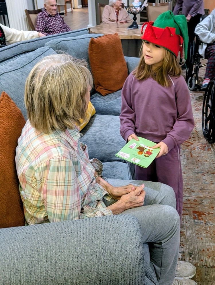 Kindergarten spreading joy at Greentree Assisted Living