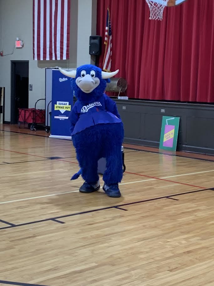 Tulsa Drillers Mascot Hornsby