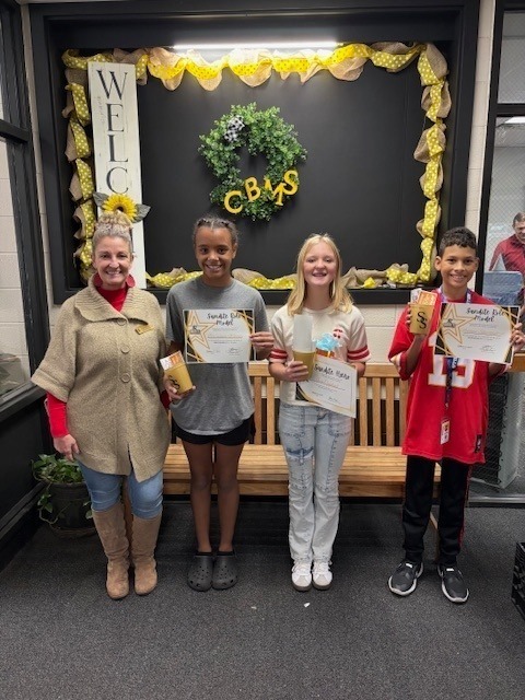 Brianna Woody and Nathan Shackleford are October Sandite Role Models for Responsibility