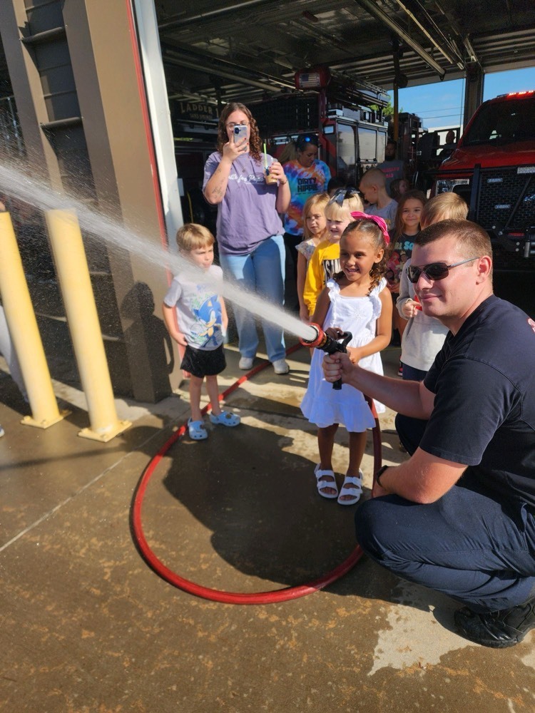 Kindergarten visit to the fire station