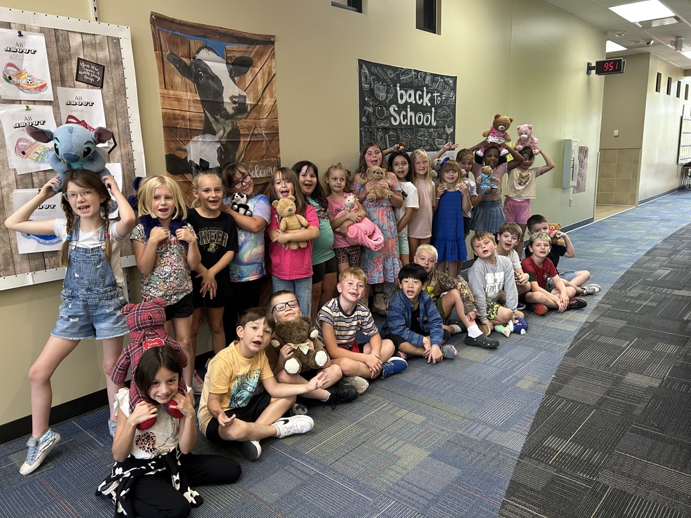 teddy bear students