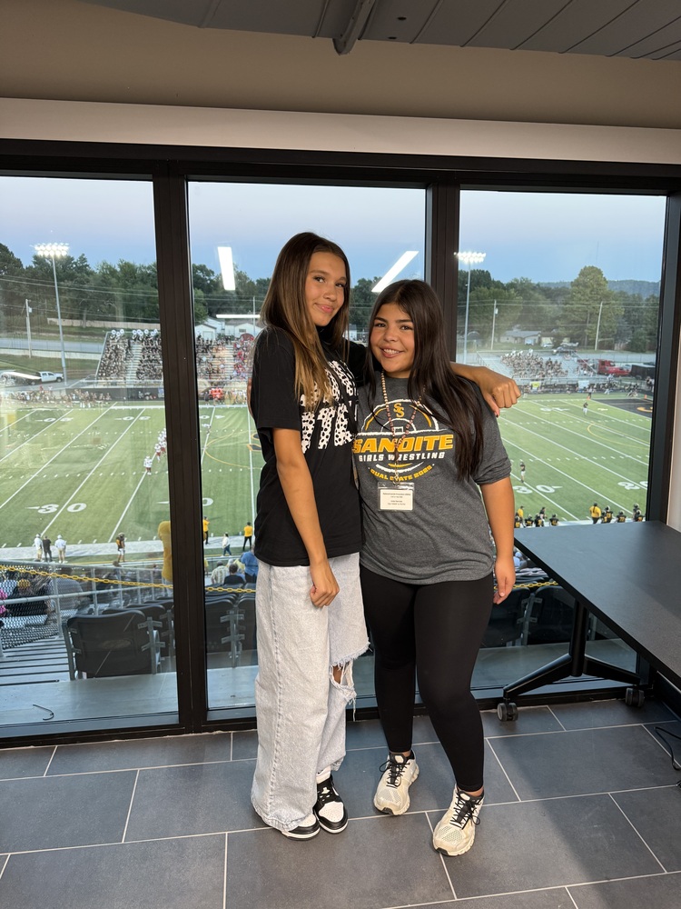 students at game