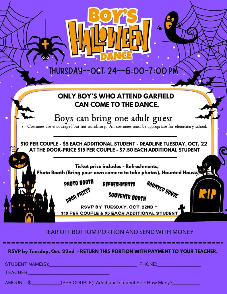 Boy's Halloween Dance