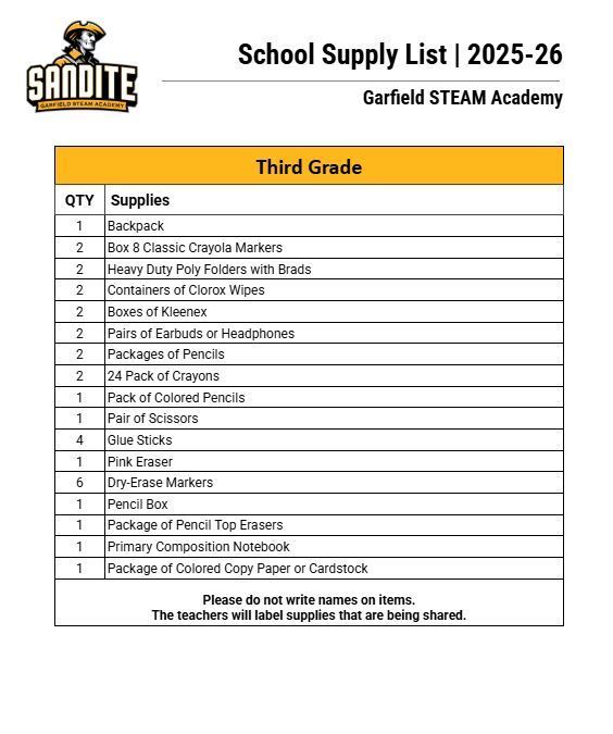 Third Grade