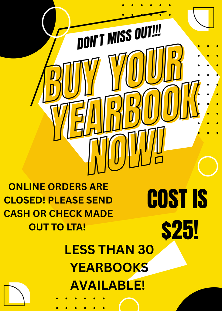 purchase yearbook now! $25.