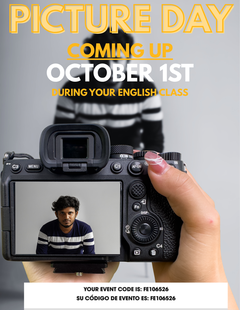Picture day flyer: October 1st