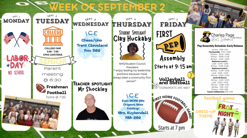 Upcoming Week