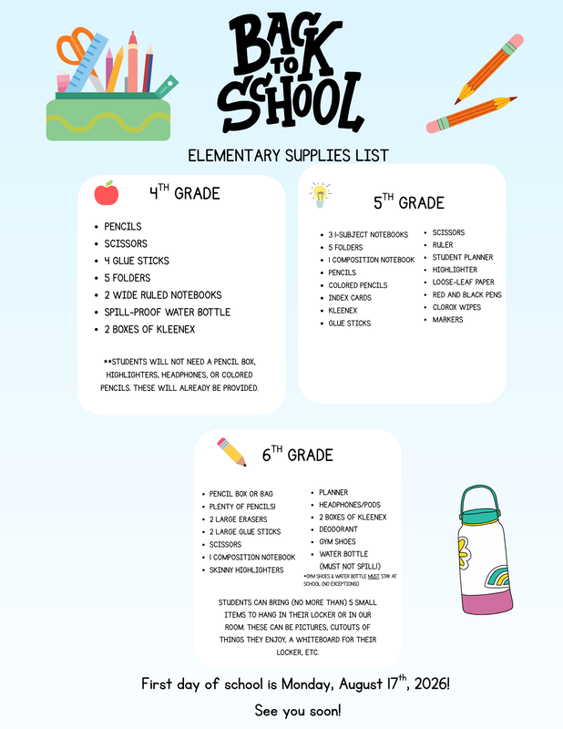 BACK TO SCHOOL