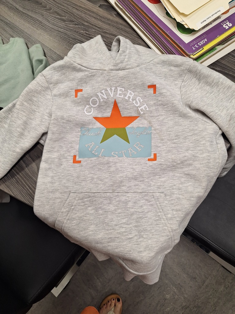 Grey Converse Hoodie