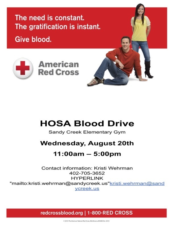blood drive poster