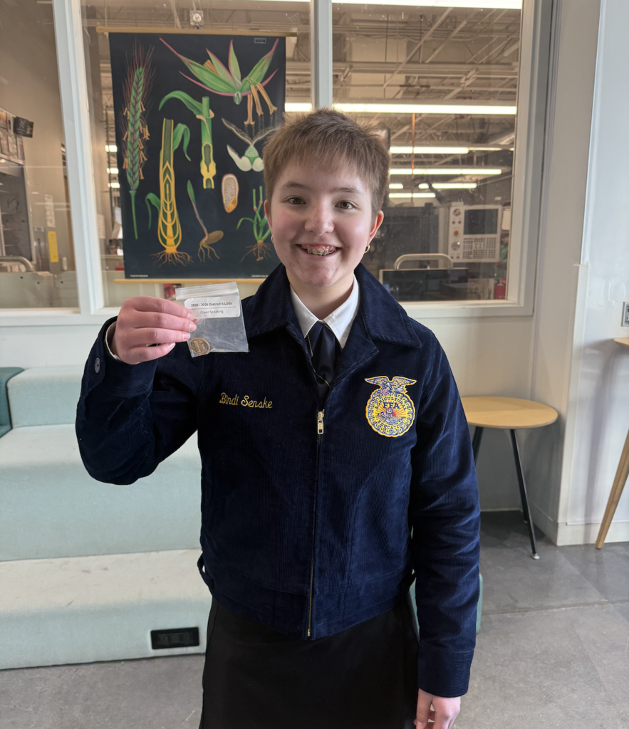 Bindi Senske - 1st place Creed Speaking 