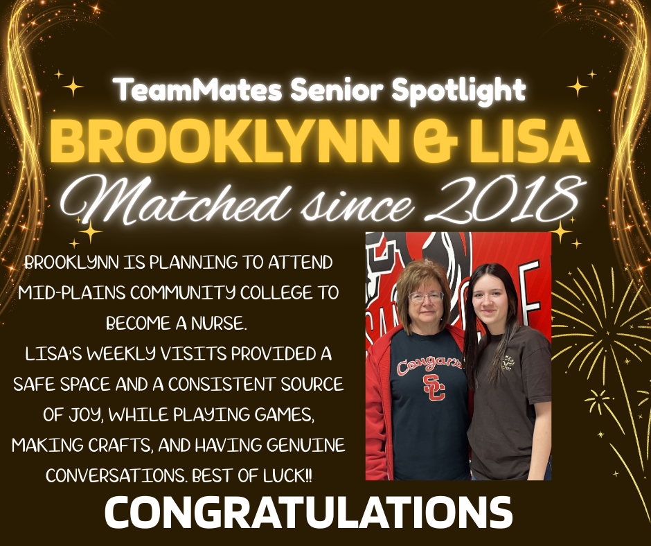 TeamMates Senior Spotlight - Brooklynn & Lisa