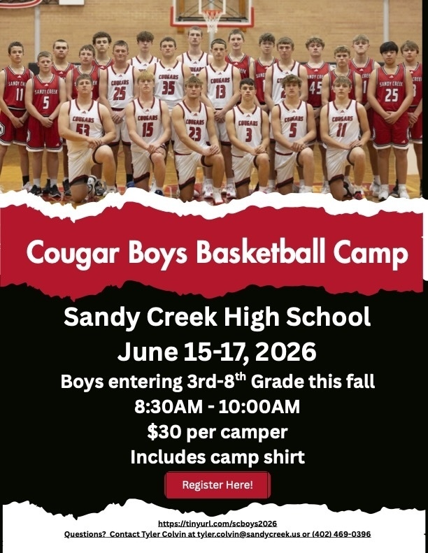 Youth Boys Basketball Camp Flyer
