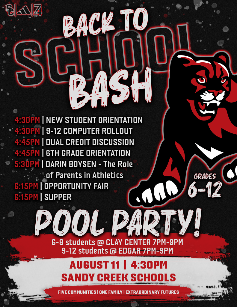 Back to School Bash Flyer