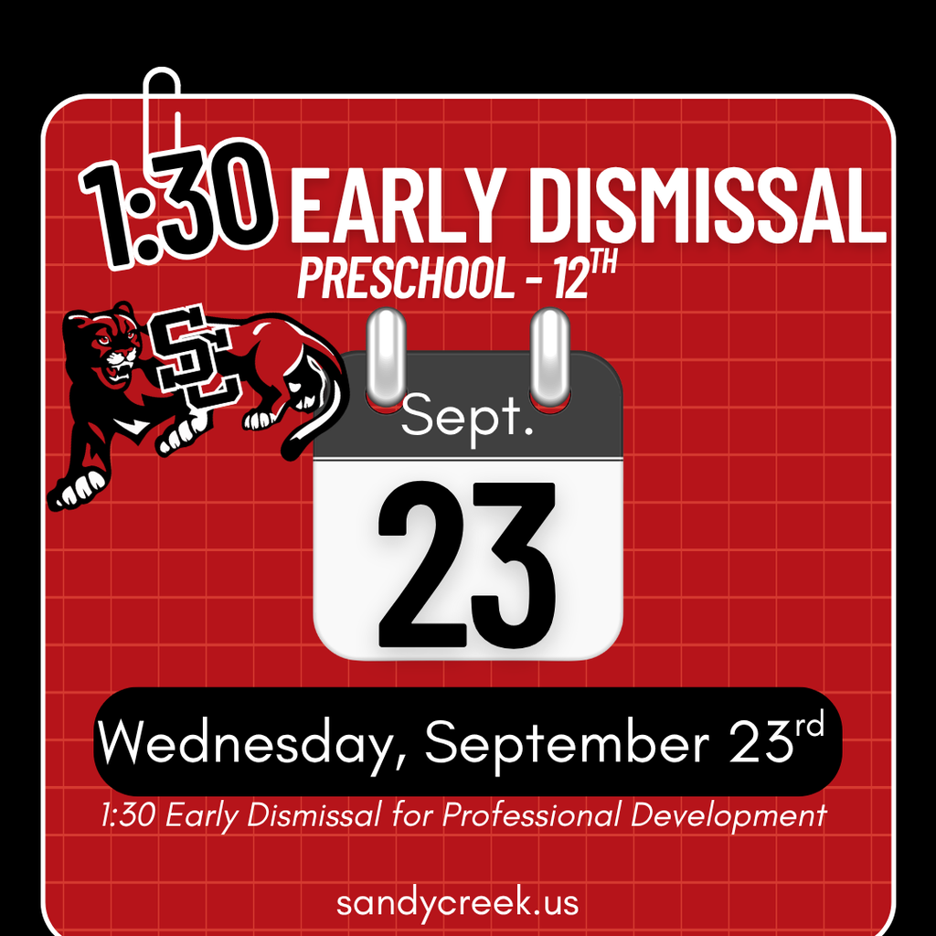 Early Dismissal - 9.23.26