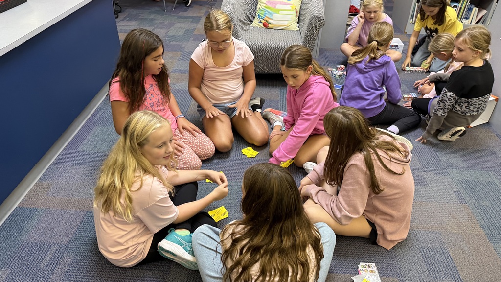 Finishing up the evening with a game.