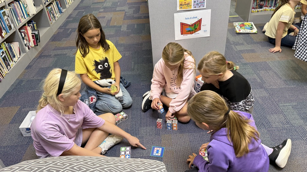 Finishing up the evening with a game.