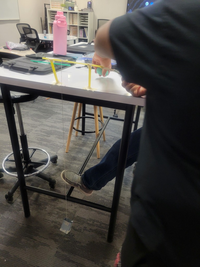 Students in STEM designed rescue carriers and lifting devices.