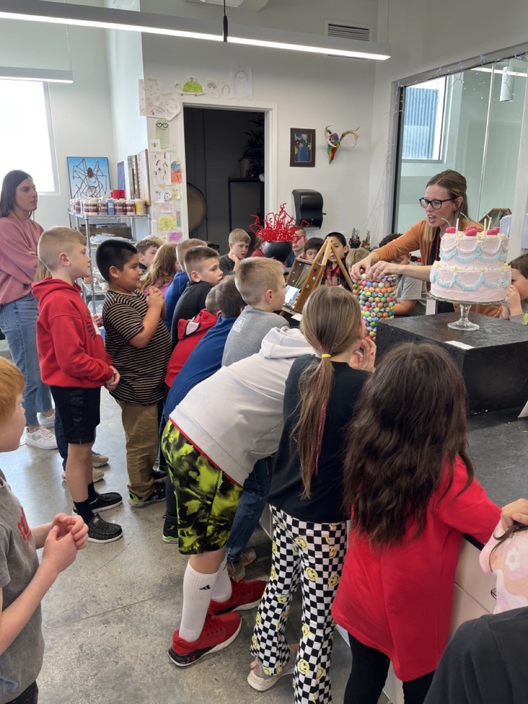 Students enjoying Sweet Affair of the Arts