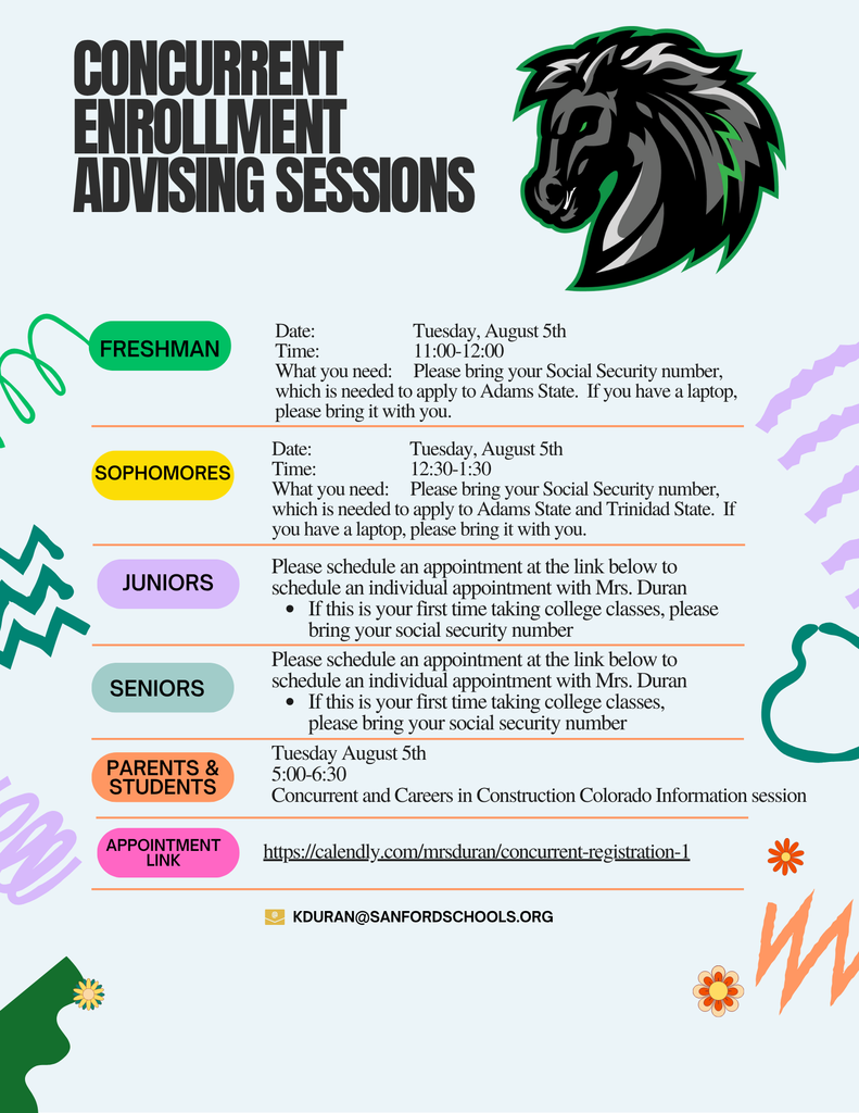 Concurrent Advising sessions