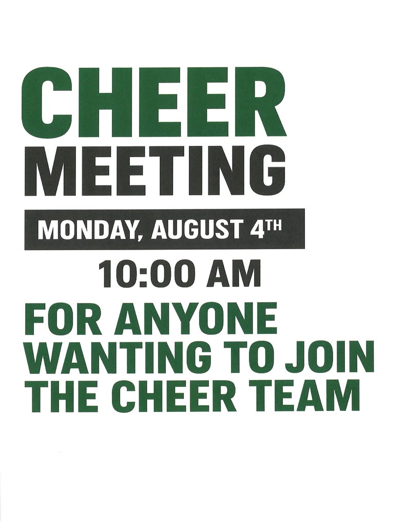 Cheer Meeting
