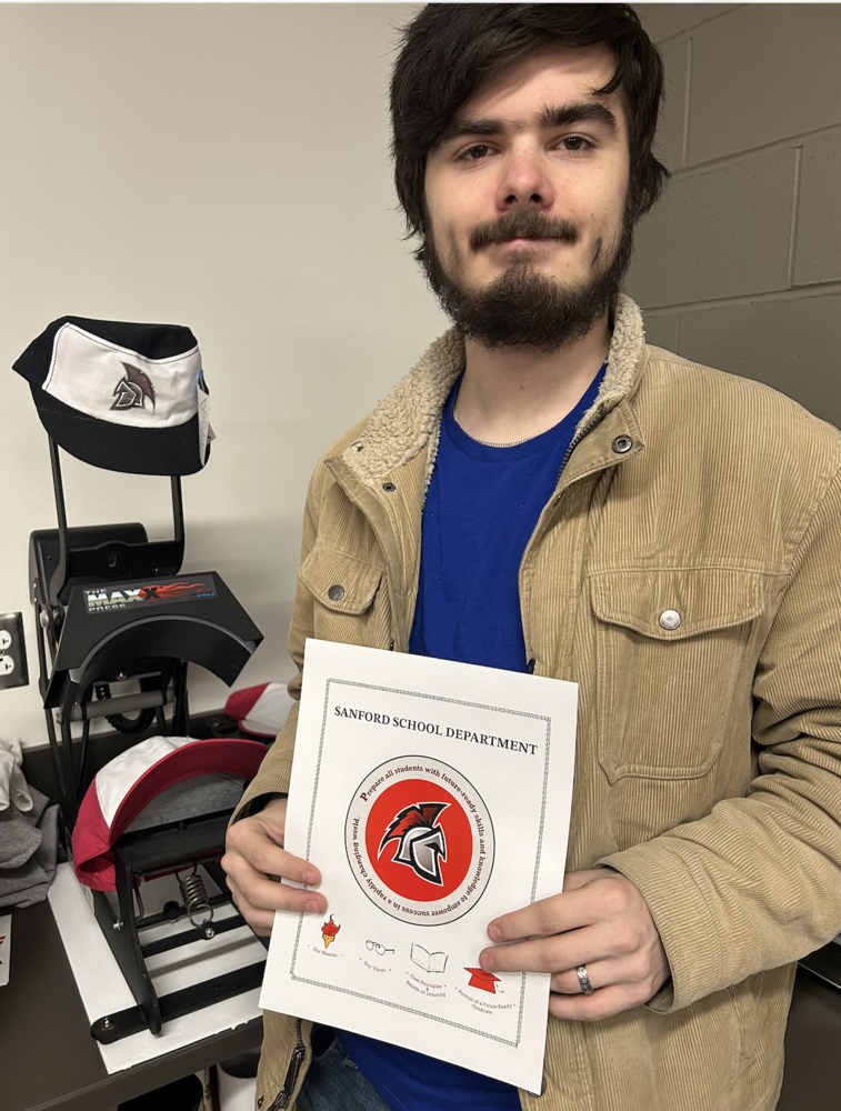 Johnathan Rideout's Design Chosen as Official Brand For The Sanford School Department