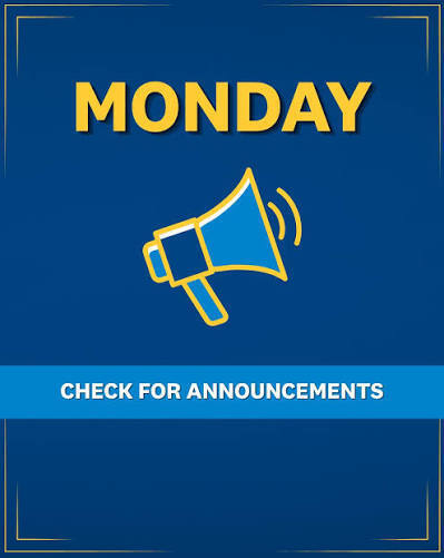 Announcements