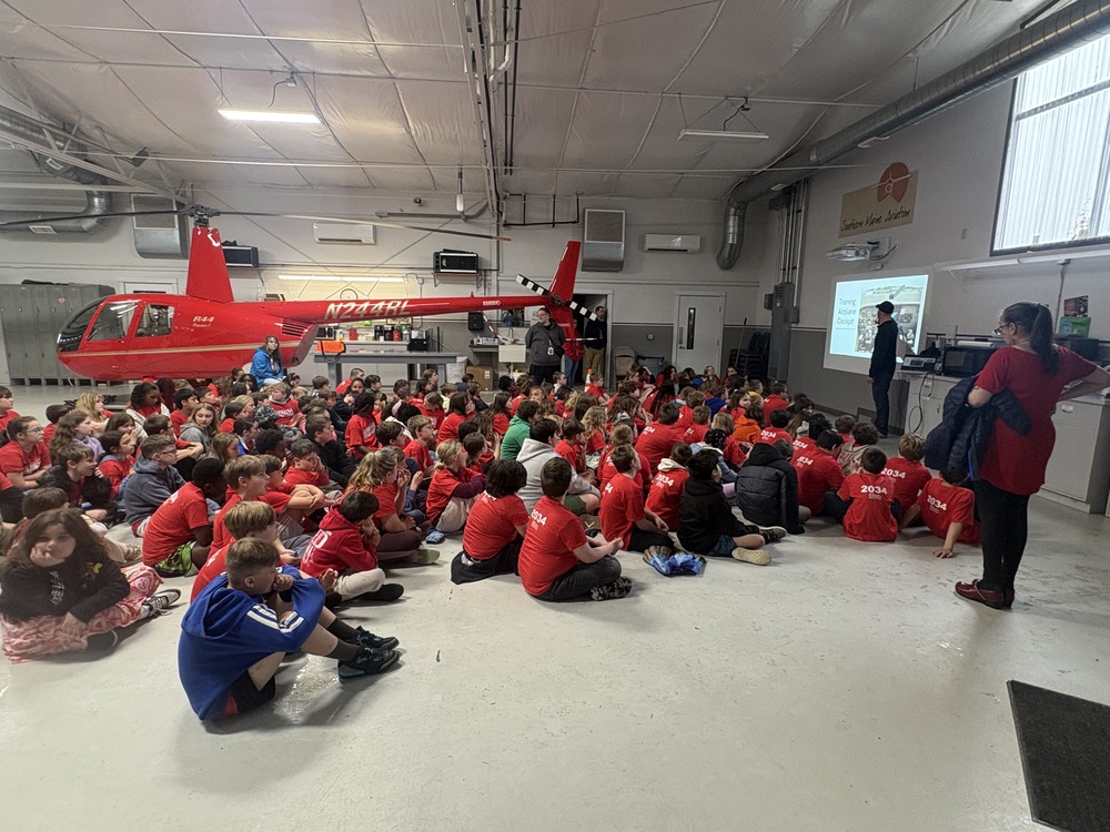 Sanford Fourth Graders Visit Moody's Collision, Sanford Airport