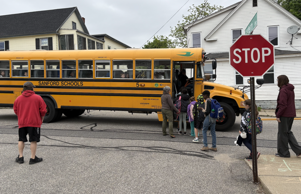 The 2025-2026 bus routes for the Sanford School Department are now available on Versatrans.  On Tuesday, August 19th, emails were sent to parents/guardians with transportation information and Student ID numbers.   If you did not receive an email, please contact your child's school to verify your email address and obtain your child's Student ID number.    Please note, due to a bus driver shortage, some bus routes have been combined to begin the school year. This change will result in longer ride times for some students.  We appreciate your patience as we continue to search for additional drivers.   If you are interested in becoming a driver or monitor, contact Ledgemere, our transportation provider.     If you have any questions, please call your child’s school directly or Ledgemere  at 207-324-4888.