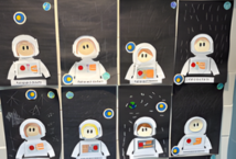 Margaret Chase Smith First Graders Share Their Love of Space with Families